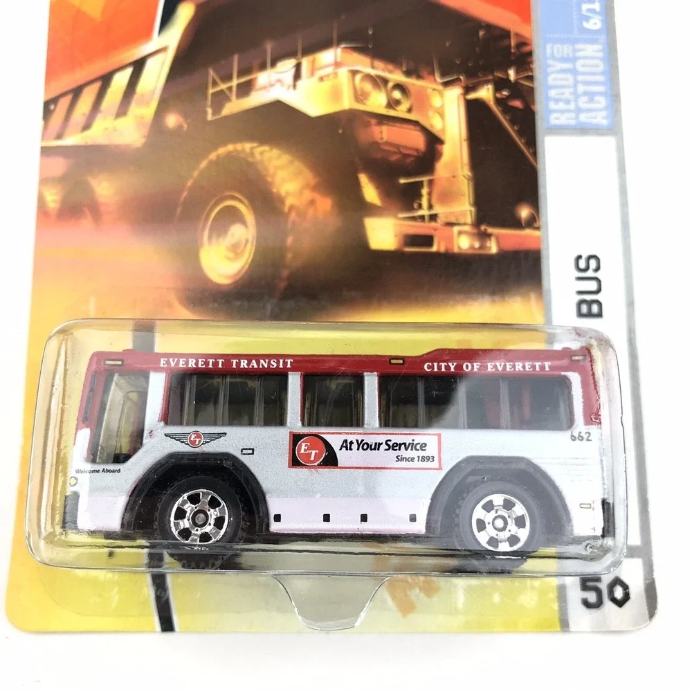 Matchbox Ready For Action‎ Everett Transit City Bus City Action Die Cast 3